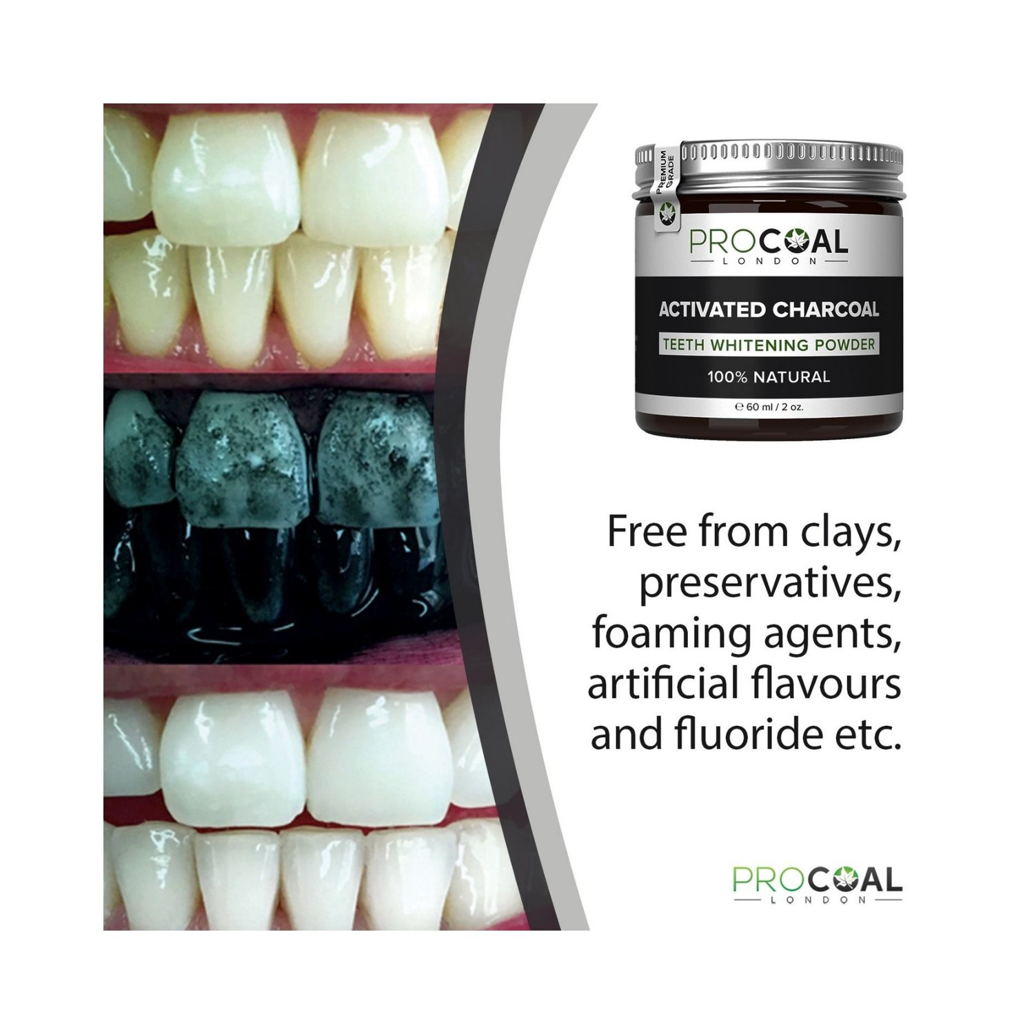 100% natural charcoal teeth whitening powder 100% natural charcoal teeth whitening powder