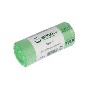 Biodegradable compostable bin liners 50l