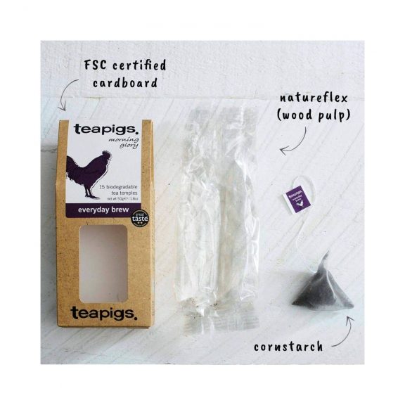 Teapigs Everyday Brew Black Tea Bags Made with Whole Leaves plastic free Teapigs Everyday Brew Black Tea Bags Made with Whole Leaves plastic free