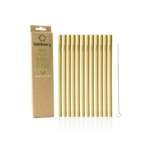 Bamboo drinking straws plastic-free drinking straws