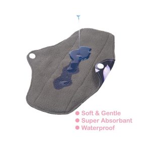 Eco Lily 6 pack Reusable Cloth Sanitary Towels absorbant pads