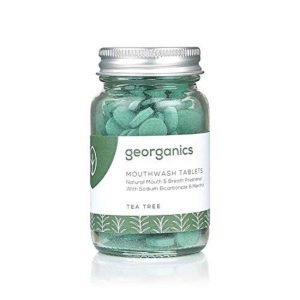 Georganics Natural Mouthwash Tablets - Tea Tree