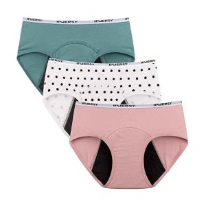 plastic free pack of three period pants reusable plastic free periods